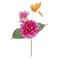 Pink Dahlia &#x26; Orange Butterfly Pick by Ashland&#xAE;